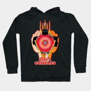 qibla compass Hoodie